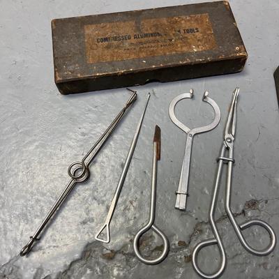 Vintage lot & box