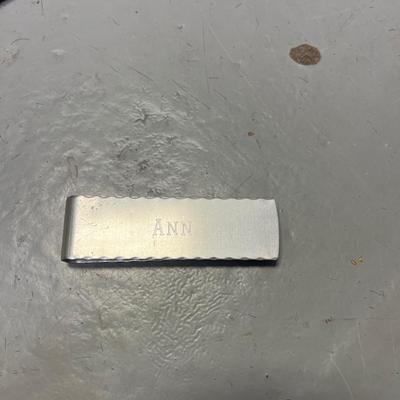 Monogram money clip