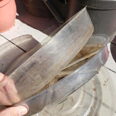 Large Lot of Plastic Pots, Trays, Water Can and Water Bulbs (D-KD)