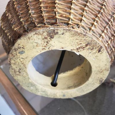 Ceramic Wicker Two Way Lamp (SR-KD)