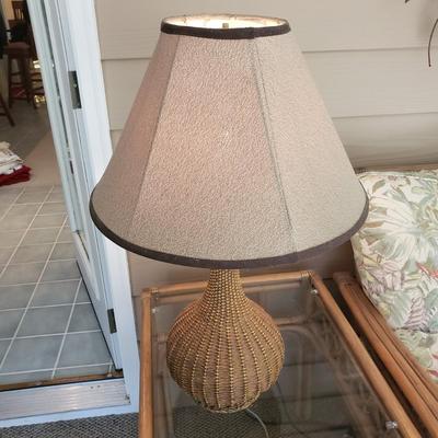 Ceramic Wicker Two Way Lamp (SR-KD)