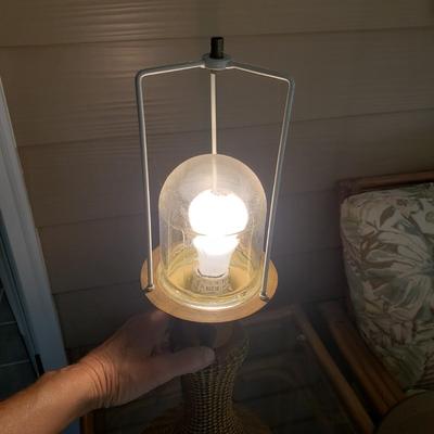 Ceramic Wicker Two Way Lamp (SR-KD)