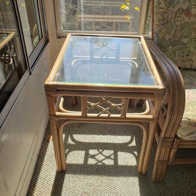 Two Rattan Matching Chairs and Tables (SR-KD)
