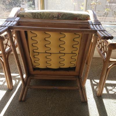 Two Rattan Matching Chairs and Tables (SR-KD)