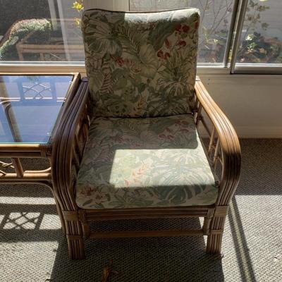 Two Rattan Matching Chairs and Tables (SR-KD)
