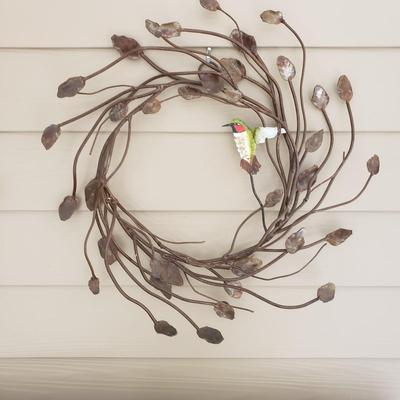 Heavy Metal Cardinal and Hummingbird Wreaths (SR-KD)