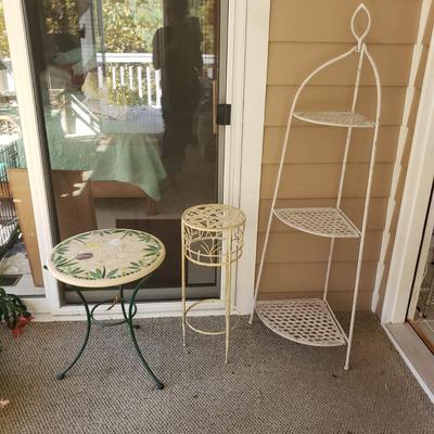 Three Plant Stands/Tables (SR-KD)