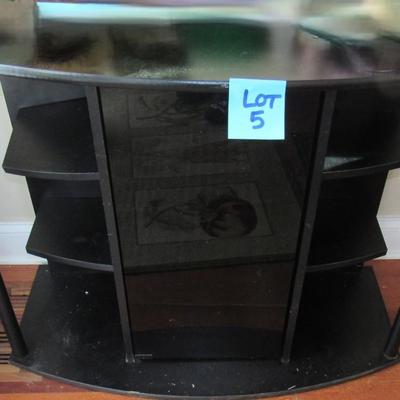Lot 5 - Black Display Shelf