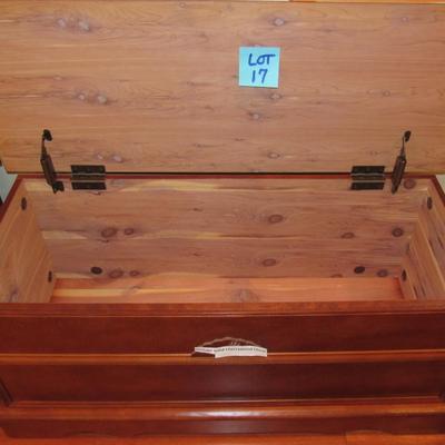 Lot 17-Cherrywood Cedar Chest
