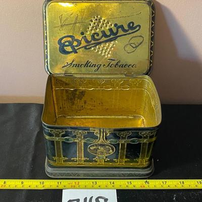 Vintage Smoking Tobacco Tin