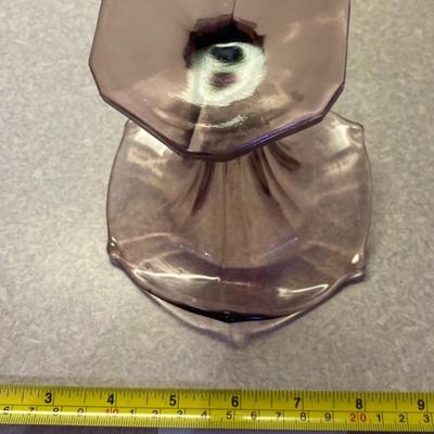 Amethyst Free Lip Bud Vase