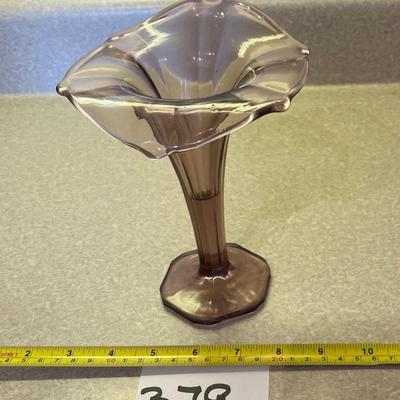 Amethyst Free Lip Bud Vase