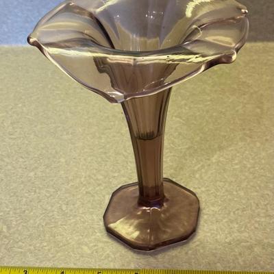 Amethyst Free Lip Bud Vase