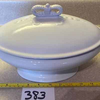 Ironstone China Covered Casserole Dish