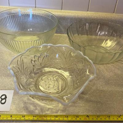 Vintage Glass Bowls