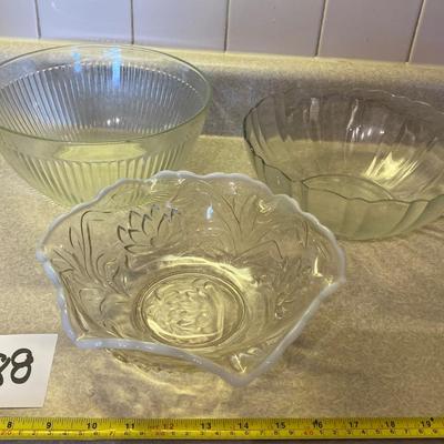 Vintage Glass Bowls