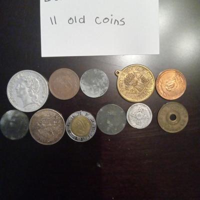 11 old coins