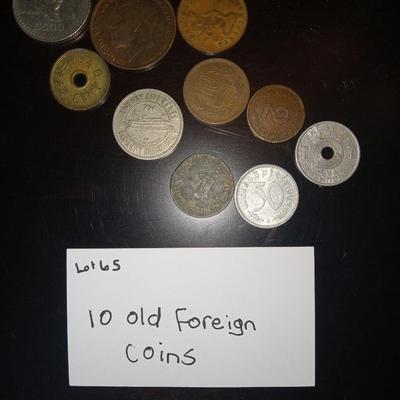 10 old coins