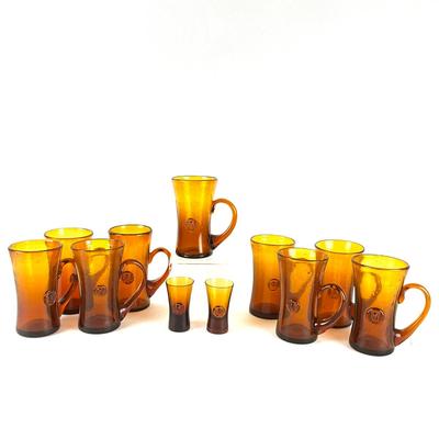 121 Erik Hogland Kostaboda Set of Beer & Shot Glasses