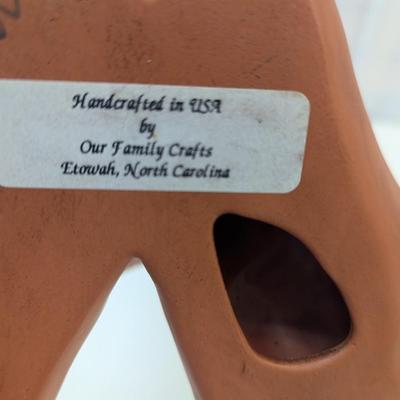 Handcrafted Whimsical Pottery Face Etowah NC.