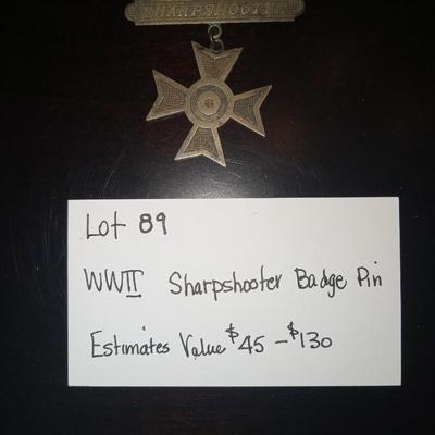 WW2 Sharpshooter pin