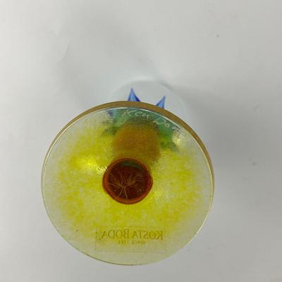 126 Set of Four Kosta Boda Handpainted Cordials
