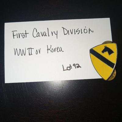 Calvary division pin