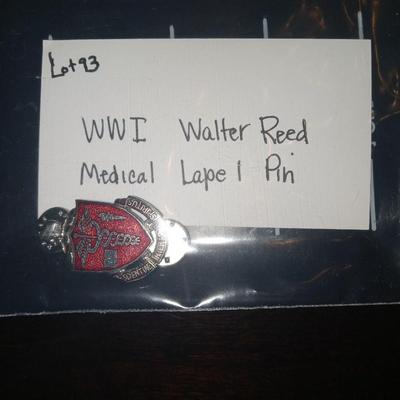 ww 1 Walter Reed medical pin