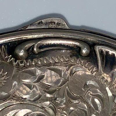 Vintage Ladies .900 Silver Compact