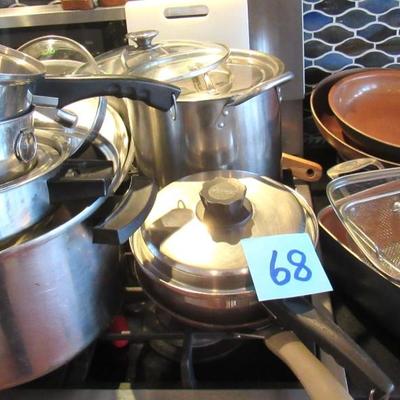 Lot 68-Pots and Pans Some Gotham