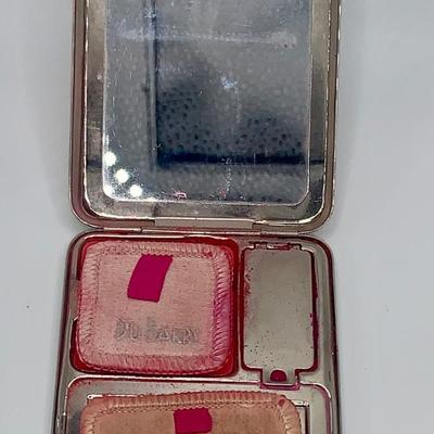 Vintage Enameled DuBarry Ladies Compact W/Box, From Richard Hudnut