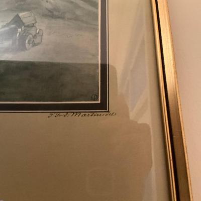133 Four Antique Prints by Johan Fredrik Martin