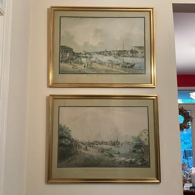 133 Four Antique Prints by Johan Fredrik Martin