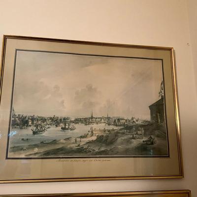 133 Four Antique Prints by Johan Fredrik Martin