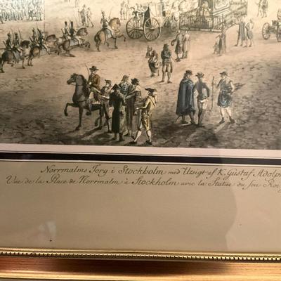 133 Four Antique Prints by Johan Fredrik Martin