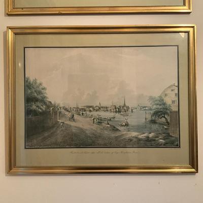 133 Four Antique Prints by Johan Fredrik Martin