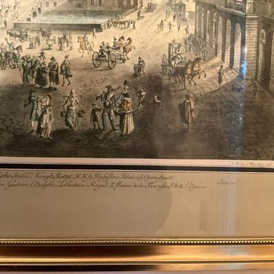 133 Four Antique Prints by Johan Fredrik Martin
