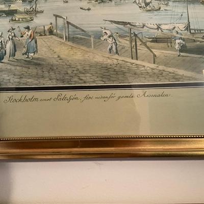 133 Four Antique Prints by Johan Fredrik Martin