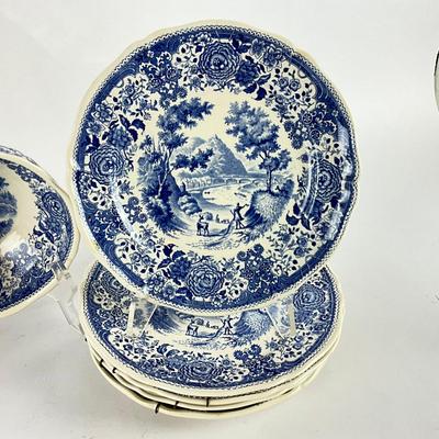 134 Villeroy Boch & Burgenland Pattern Dish Set
