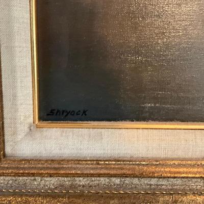 140 Original Waterscape Oil Painting By John Carter Shryock (1914-2007)