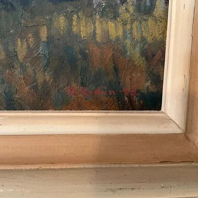 142 Original Swedish Landscape Oil Painting By H. Rodin