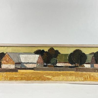 143 Original Swedish Landscape Oil Painting By H. Rodin
