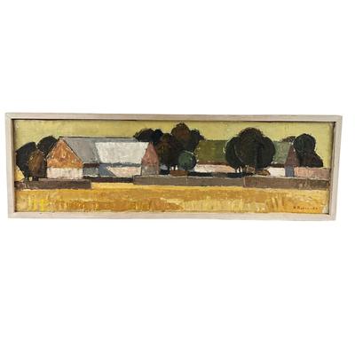 143 Original Swedish Landscape Oil Painting By H. Rodin