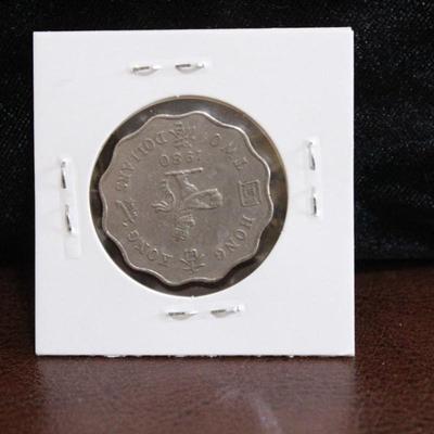 1980 Hong Hong 2 Dollars