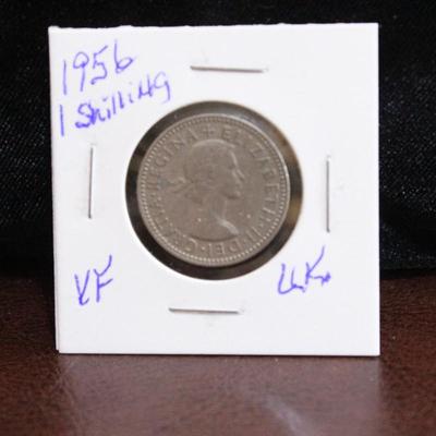 1956 U.K. 1 Shilling