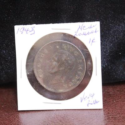 1943 New Zealand One Cent