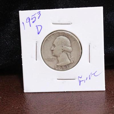 1953-D Washington Quarter