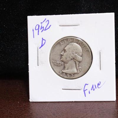 1952-D Washington Quarter