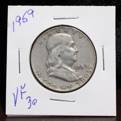 1959 Franklin Half Dollar