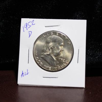 1952-D Franklin Half Dollar